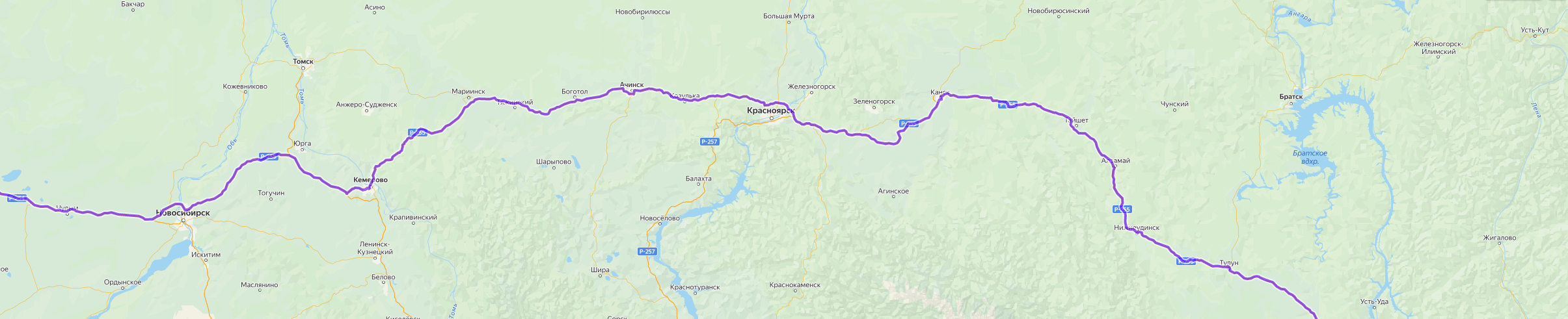 Доставка грузов из Нового Торъяла - карта транспортной логистики